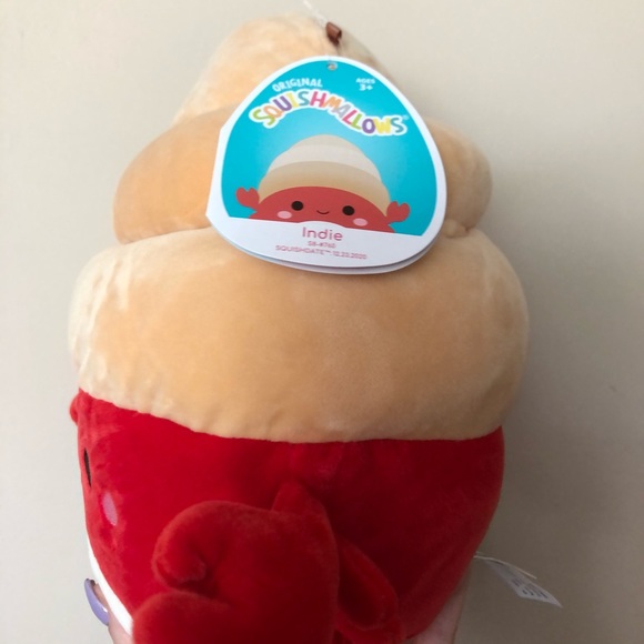 NWT 8” Indie the Hermit Crab Squishmallow - Picture 2 of 3